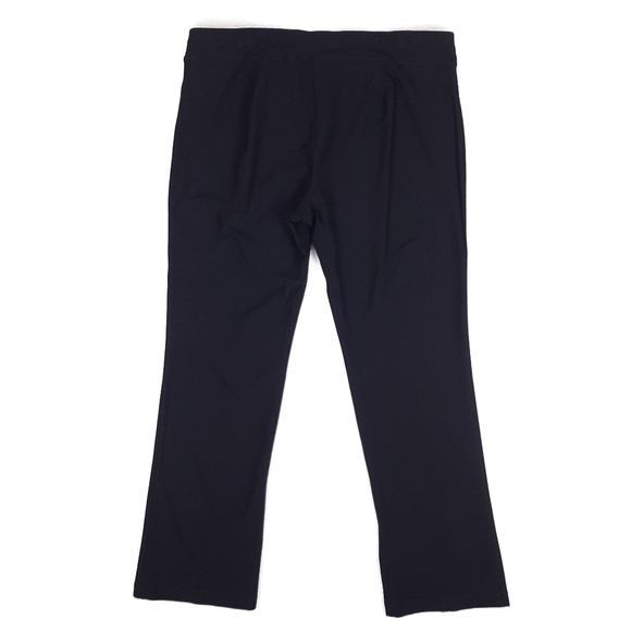 Eileen Fisher Washable Stretch Crepe Straight Pant pull on ankle minimalist - Picture 2 of 9